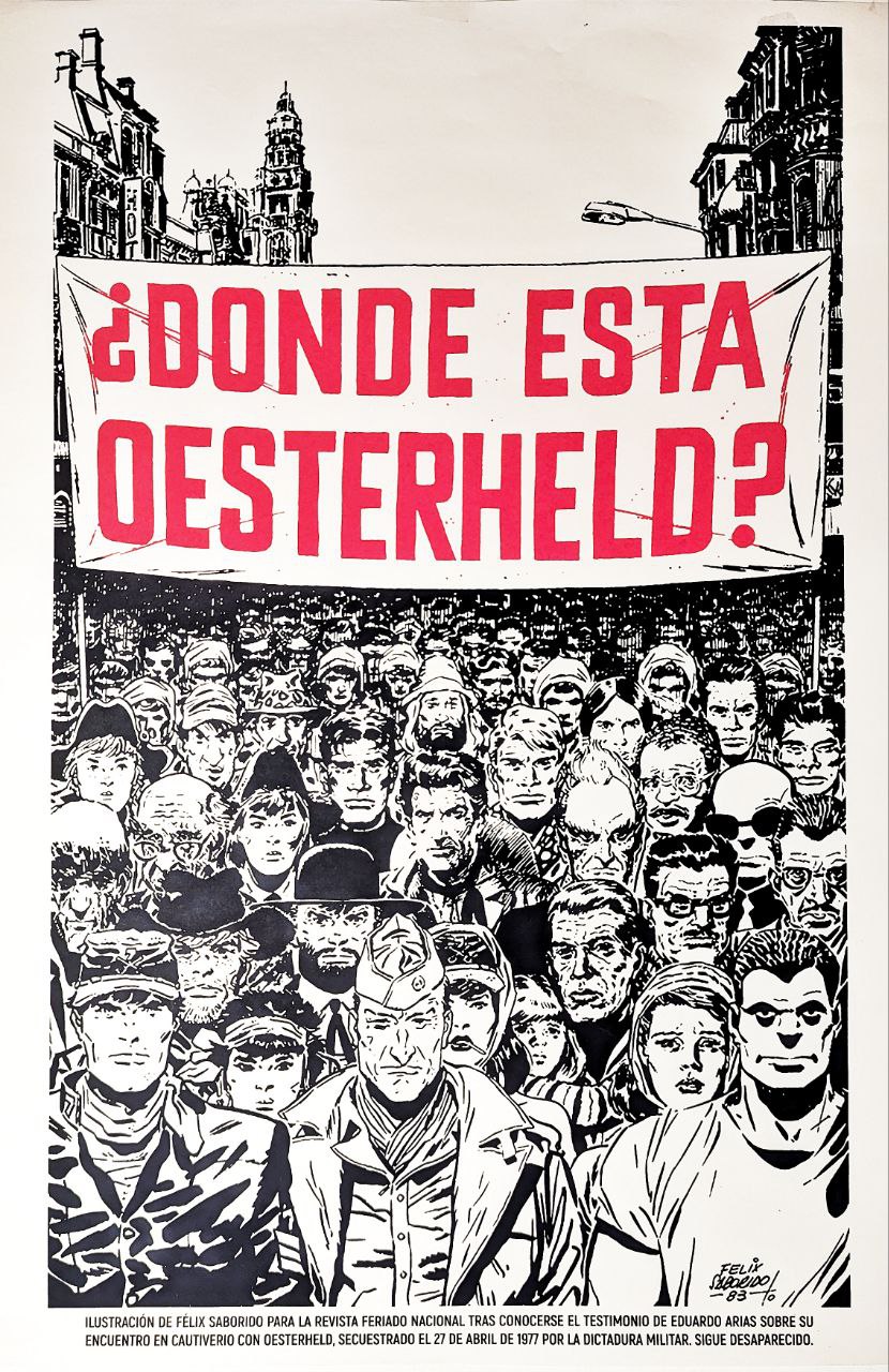 Afiche ¿Dónde está Oesterheld?